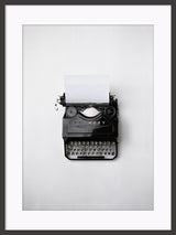 The Bean - Vintage Typewrater Poster